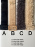 fur tail belt